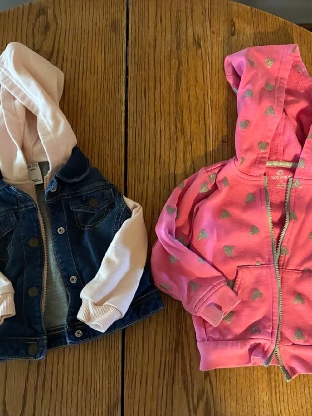 2 girls jackets (24 mo & 2t) like new